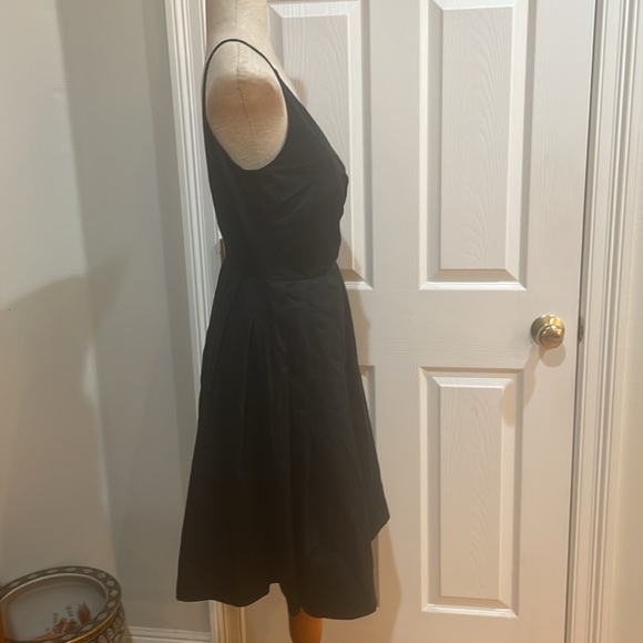 Isaac Mizrahi sun dress little black cocktail party summer spaghetti straps sz 4 - Picture 3 of 13